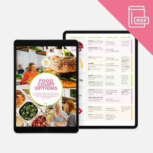 Food Court Options E-Book